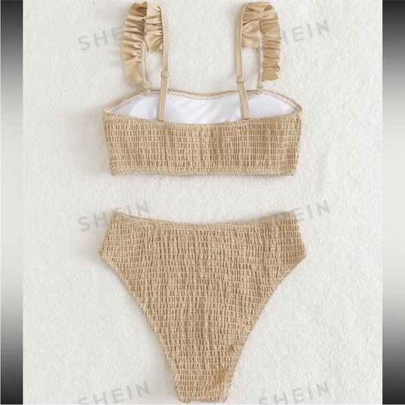 Neon Yellow High Waist Cut Bikini - Picture 4 of 4